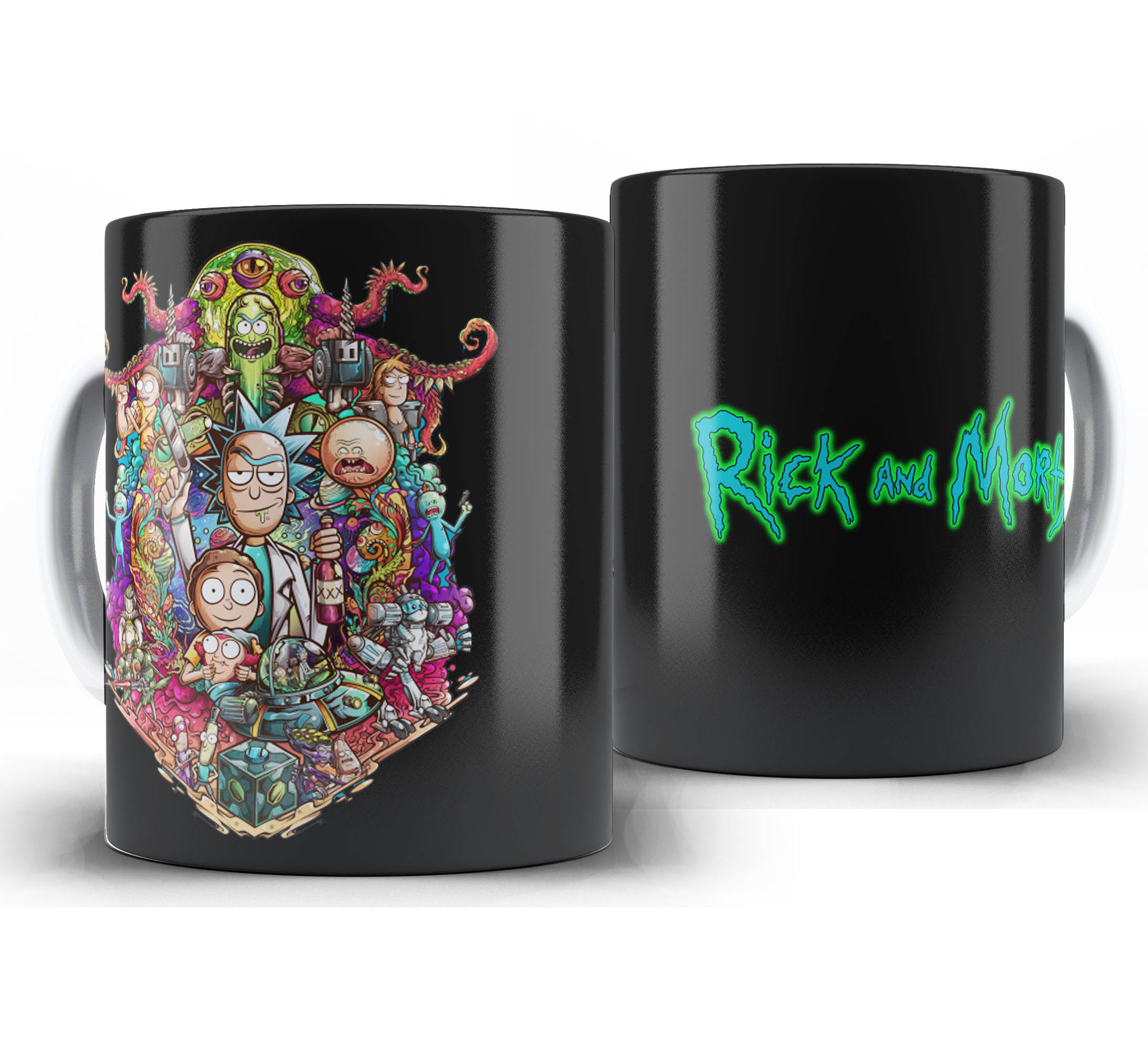 Caneca Desenho - Rick And Morty A3